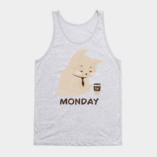 Monday Cat Tank Top